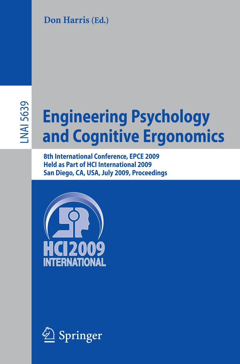 Vorderes Coverbild Engineering Psychology and Cognitive Ergonomics