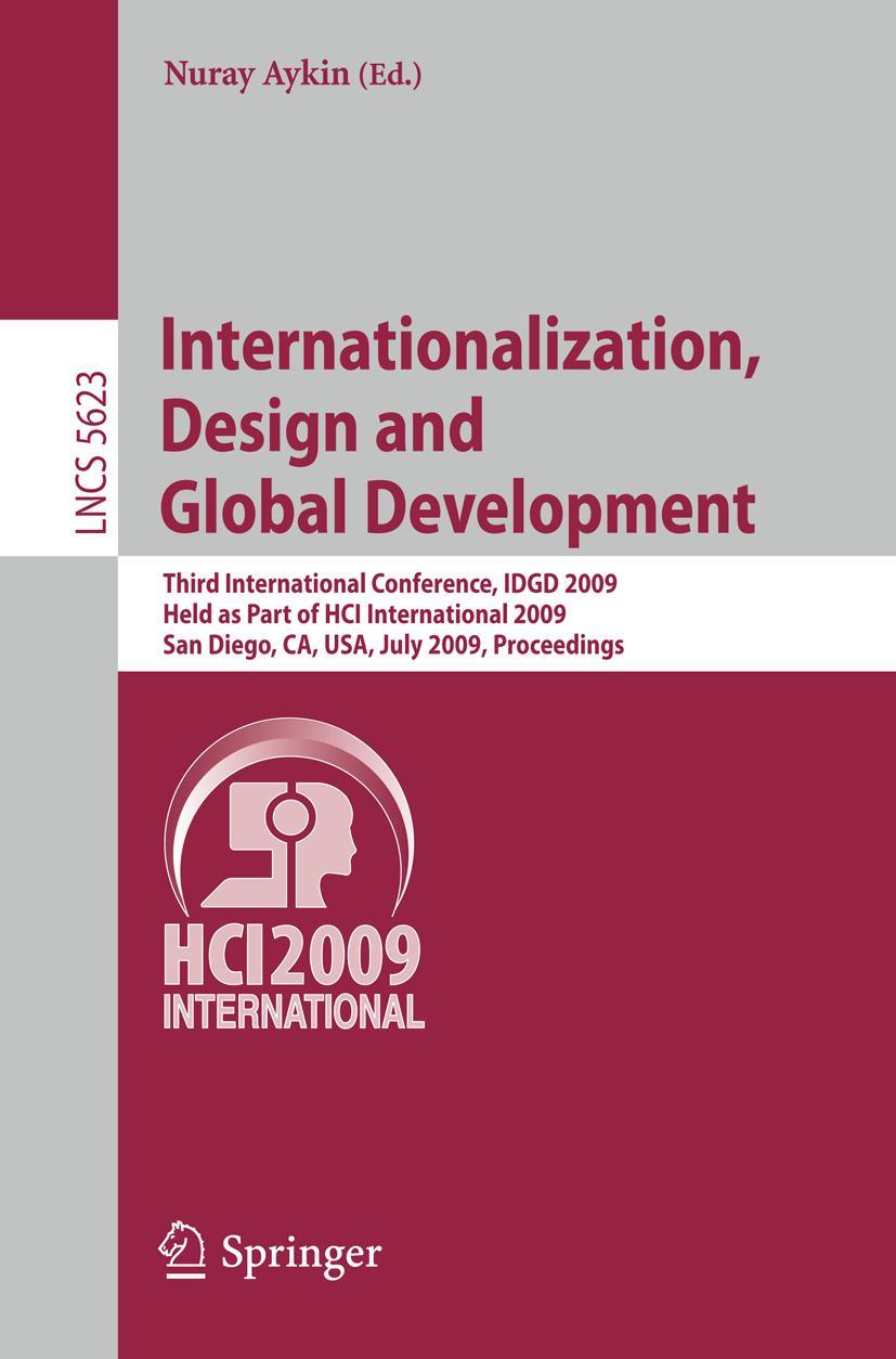 Vorderes Coverbild Internationalization, Design and Global Development
