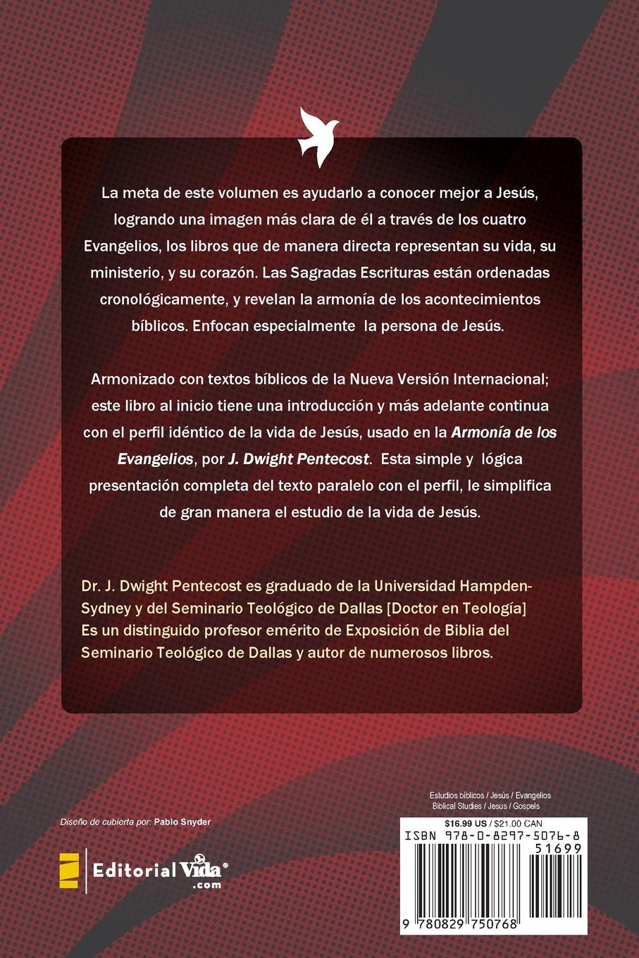 Rückseitencover Armonía de los evangelios | Softcover  | Harmony of the Gospels NVI