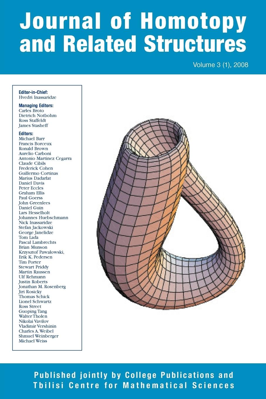 Vorderes Coverbild Journal of Homotopy and Related Structures 3(1)