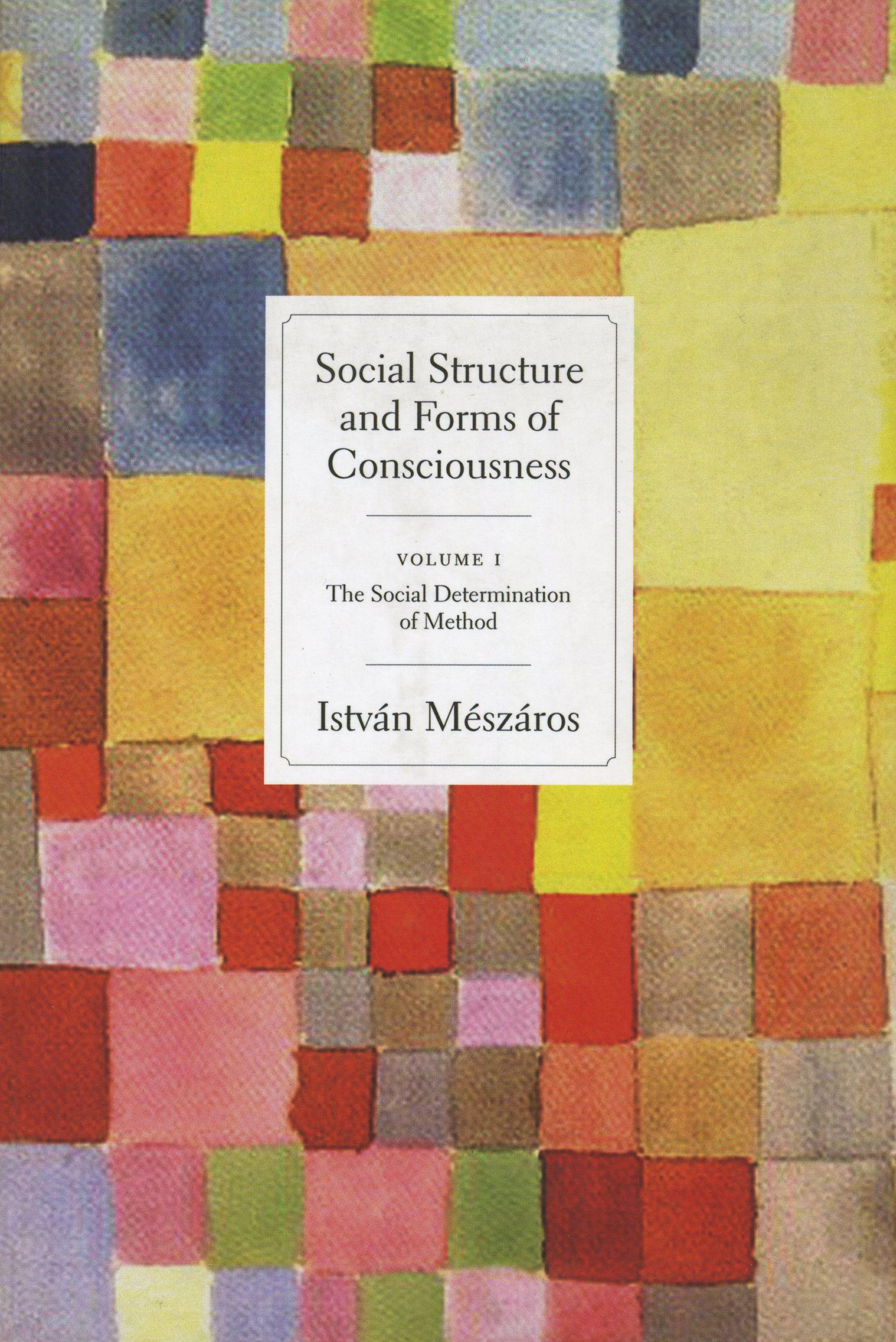 Vorderes Coverbild Social Structure and Forms of Consciousness, Volume 1