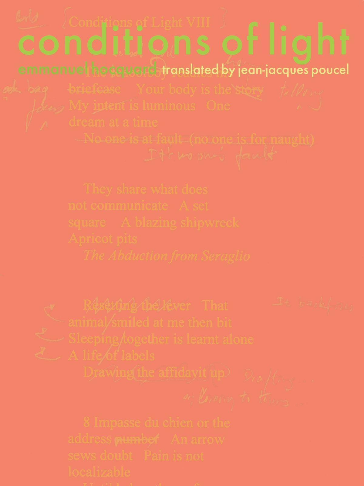 Vorderes Coverbild Conditions of Light