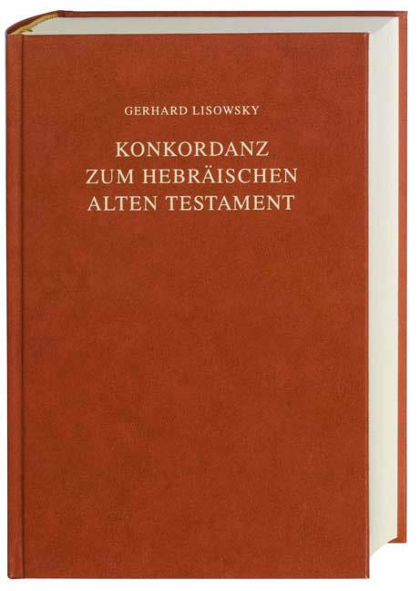 Vorderes Coverbild Konkordanz zum Hebräischen Alten Testament