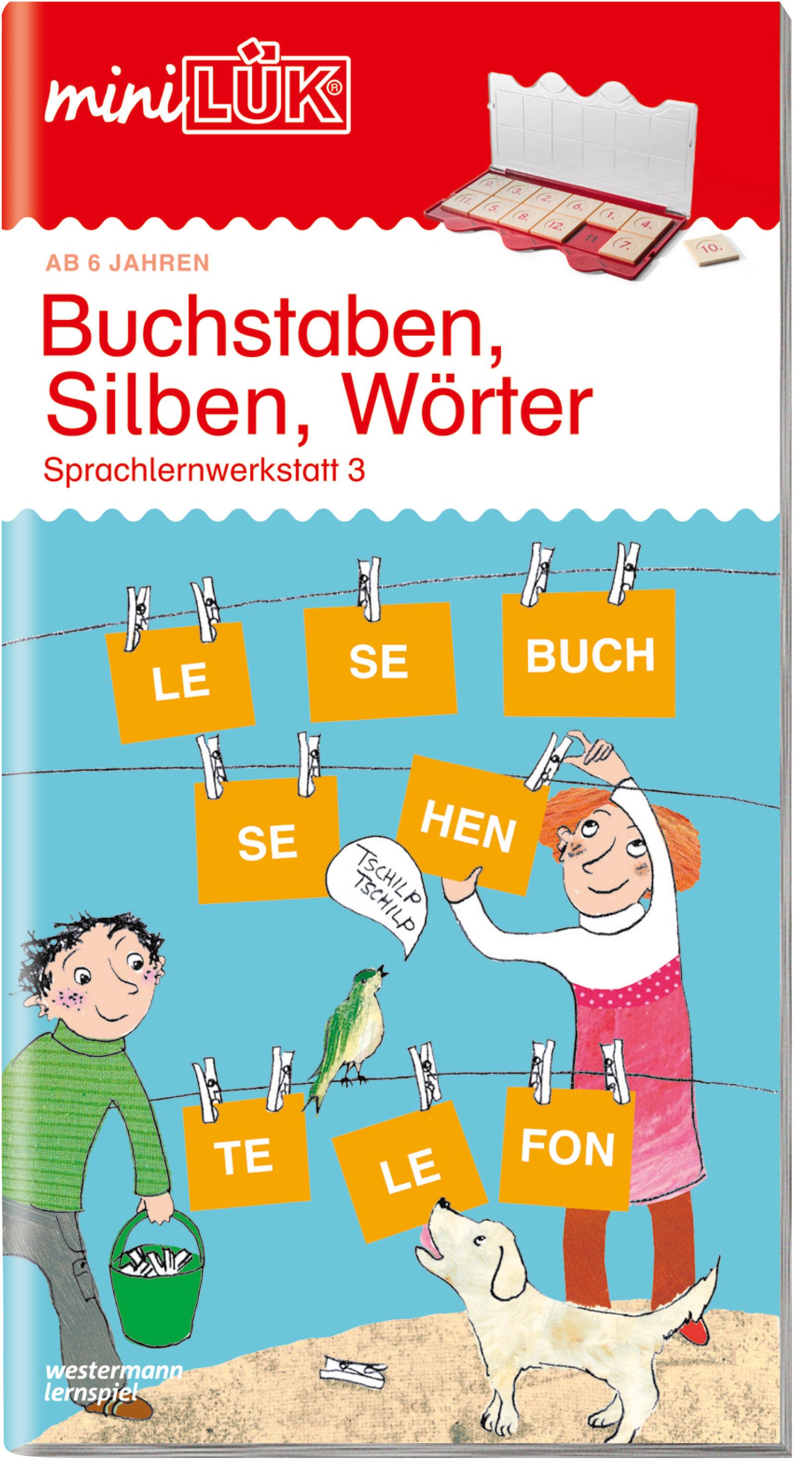 Vorderes Coverbild miniLÜK Buchstaben, Silben, Wörter
