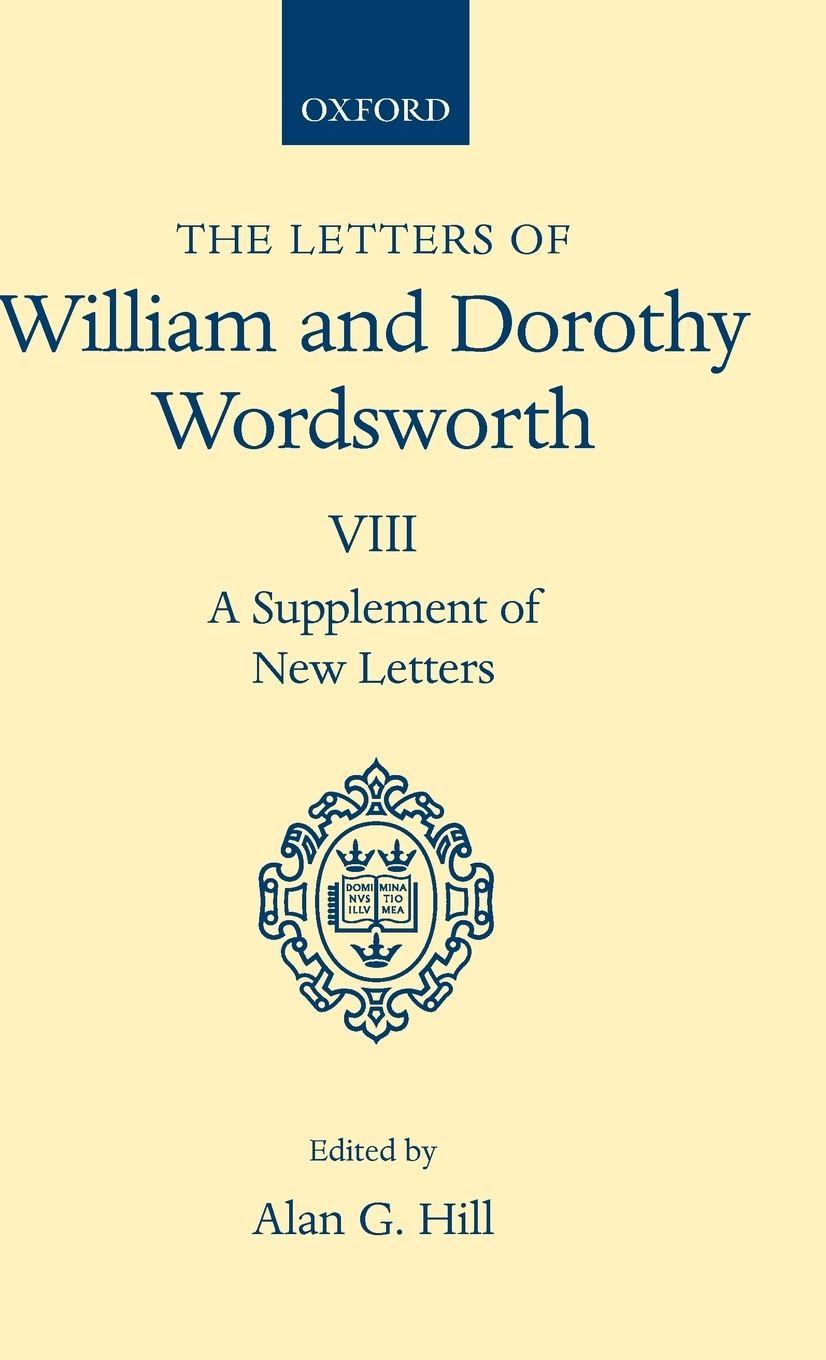 Vorderes Coverbild The Letters of William and Dorothy Wordsworth