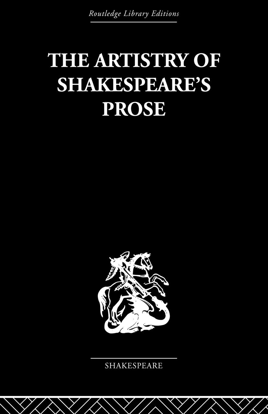 Vorderes Coverbild The Artistry of Shakespeare's Prose