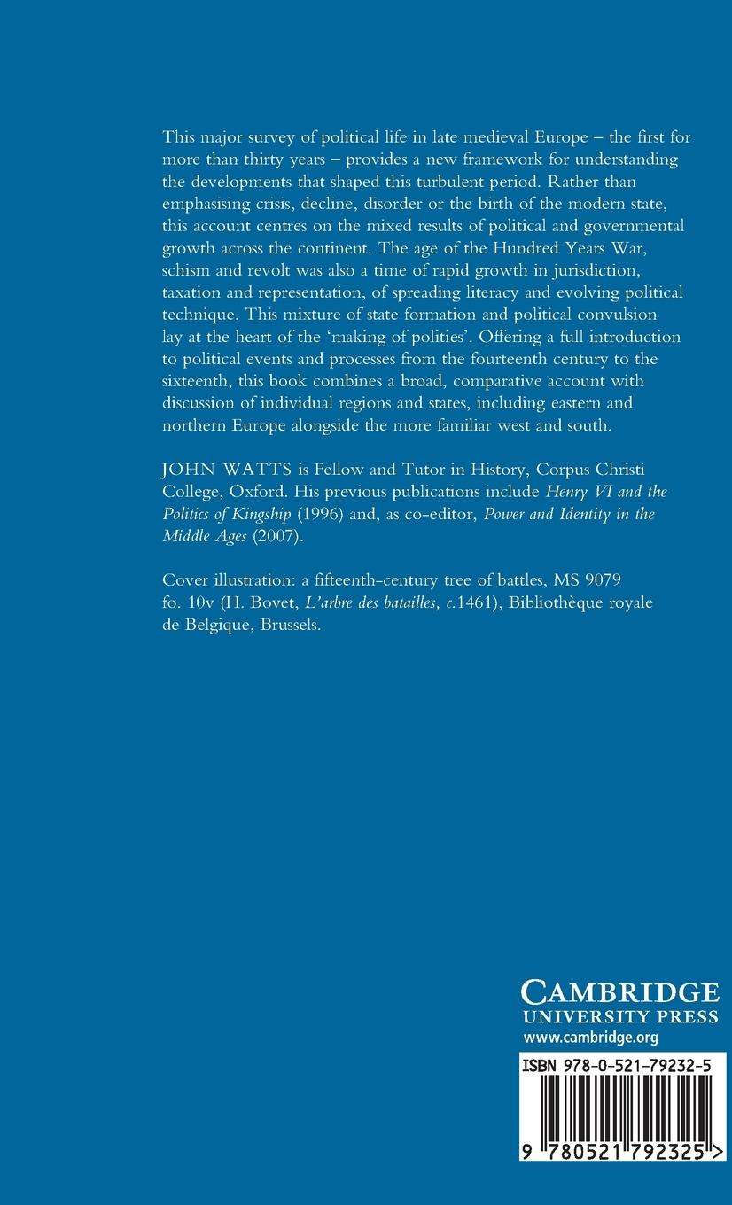 Rückseitencover The Making of Polities