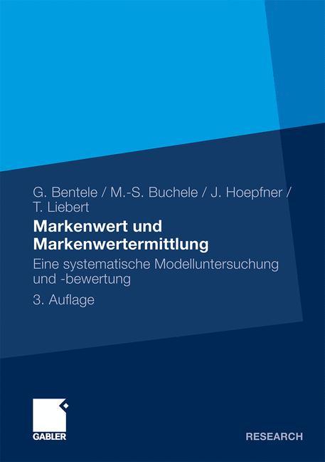 Vorderes Coverbild Markenwert und Markenwertermittlung