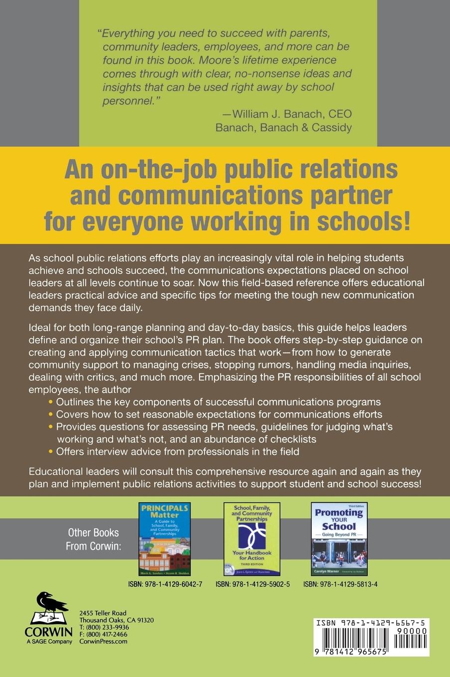 Rückseitencover School Public Relations for Student Success