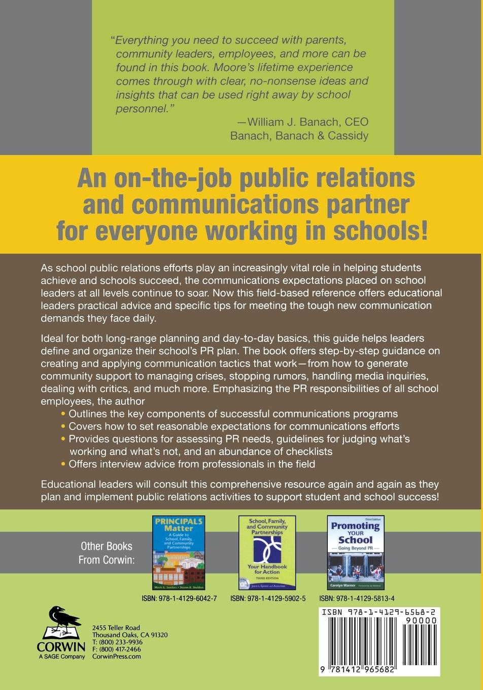 Rückseitencover School Public Relations for Student Success