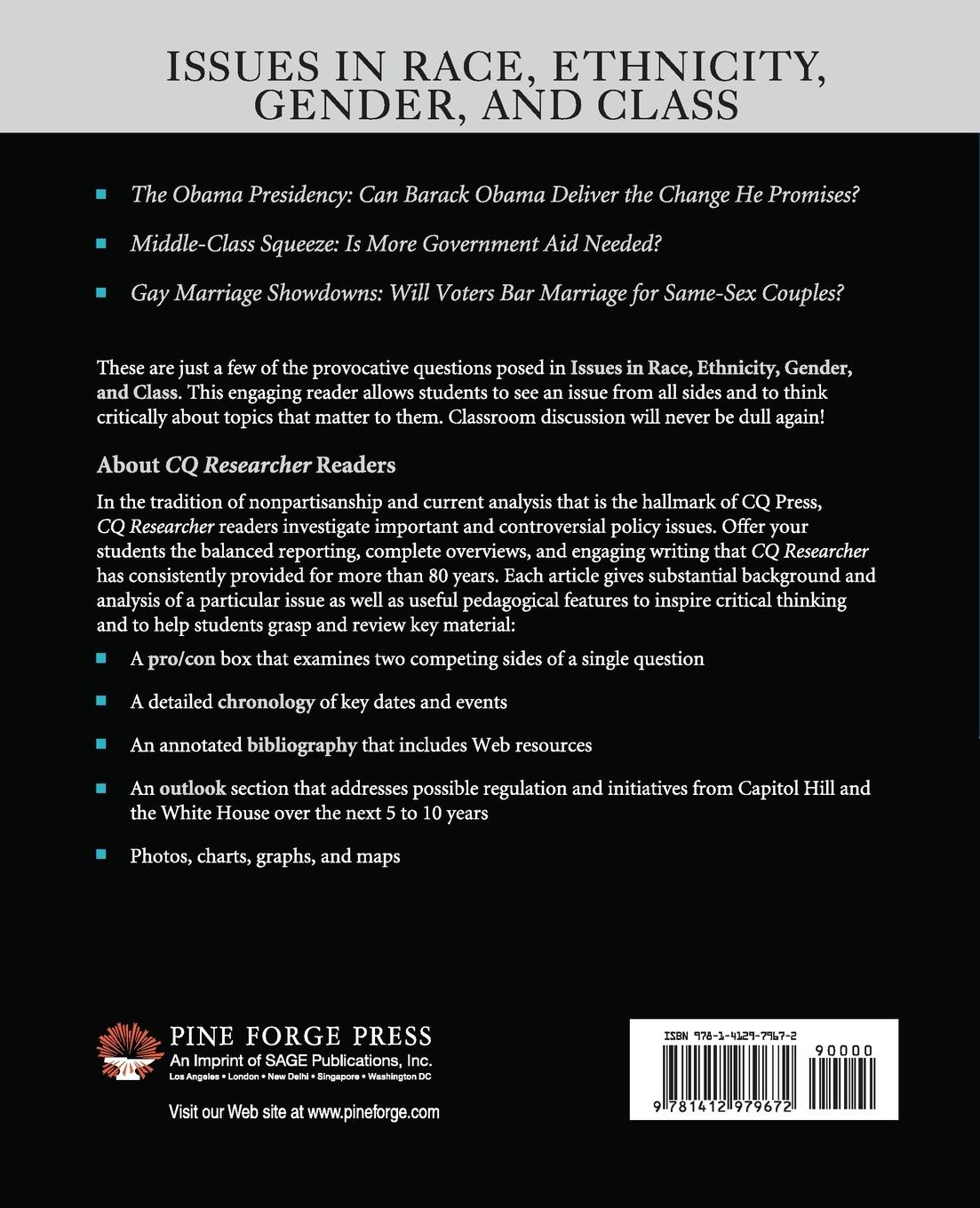 Rückseitencover Issues in Race, Ethnicity, Gender, and Class