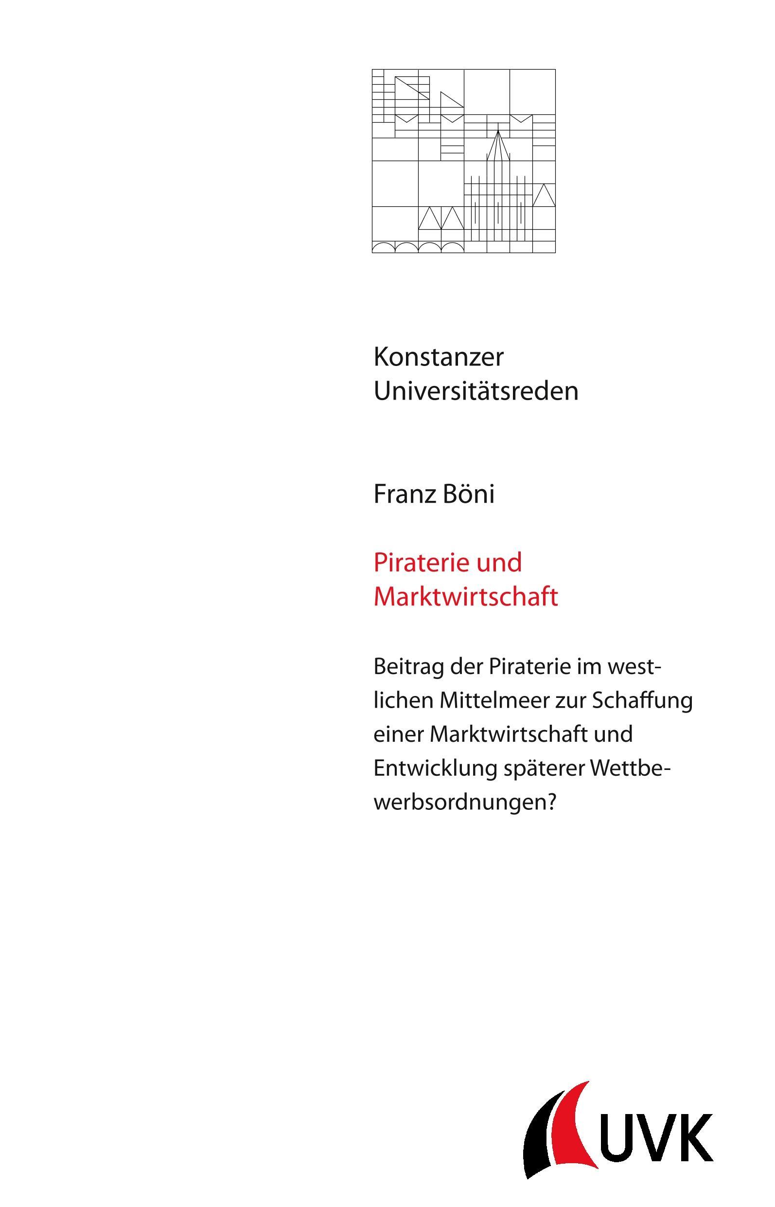 Vorderes Coverbild Piraterie und Marktwirtschaft