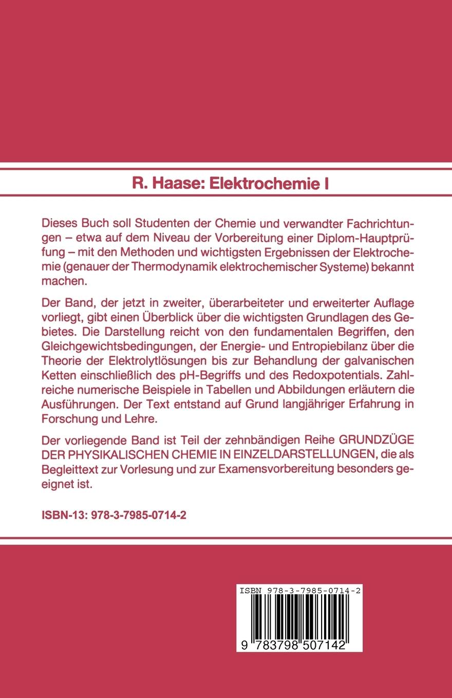 Rückseitencover Elektrochemie I