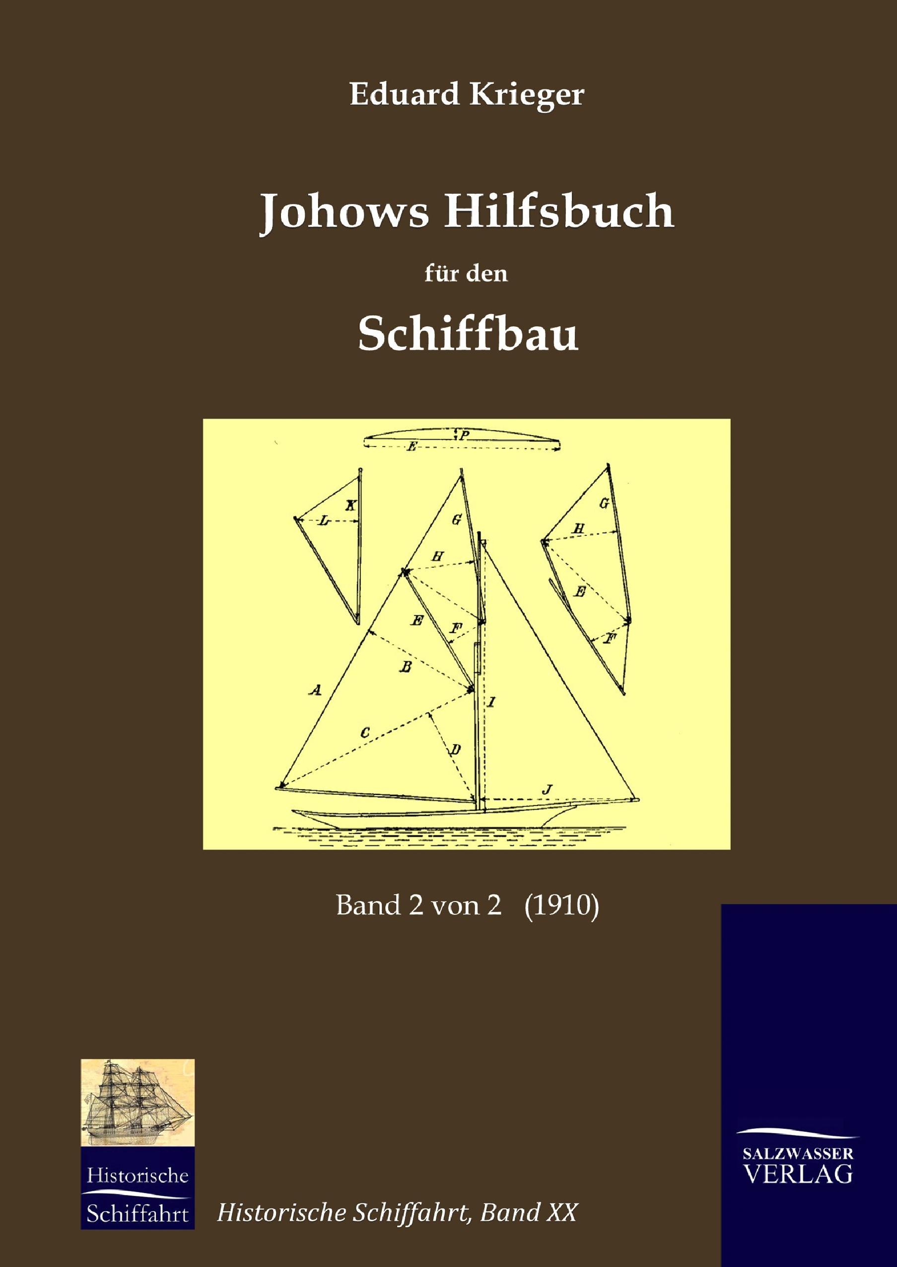 Vorderes Coverbild Johows Hilfsbuch für den Schiffbau (1910), Band 2 von 2