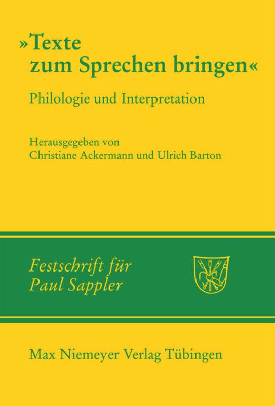 Vorderes Coverbild Texte zum Sprechen bringen