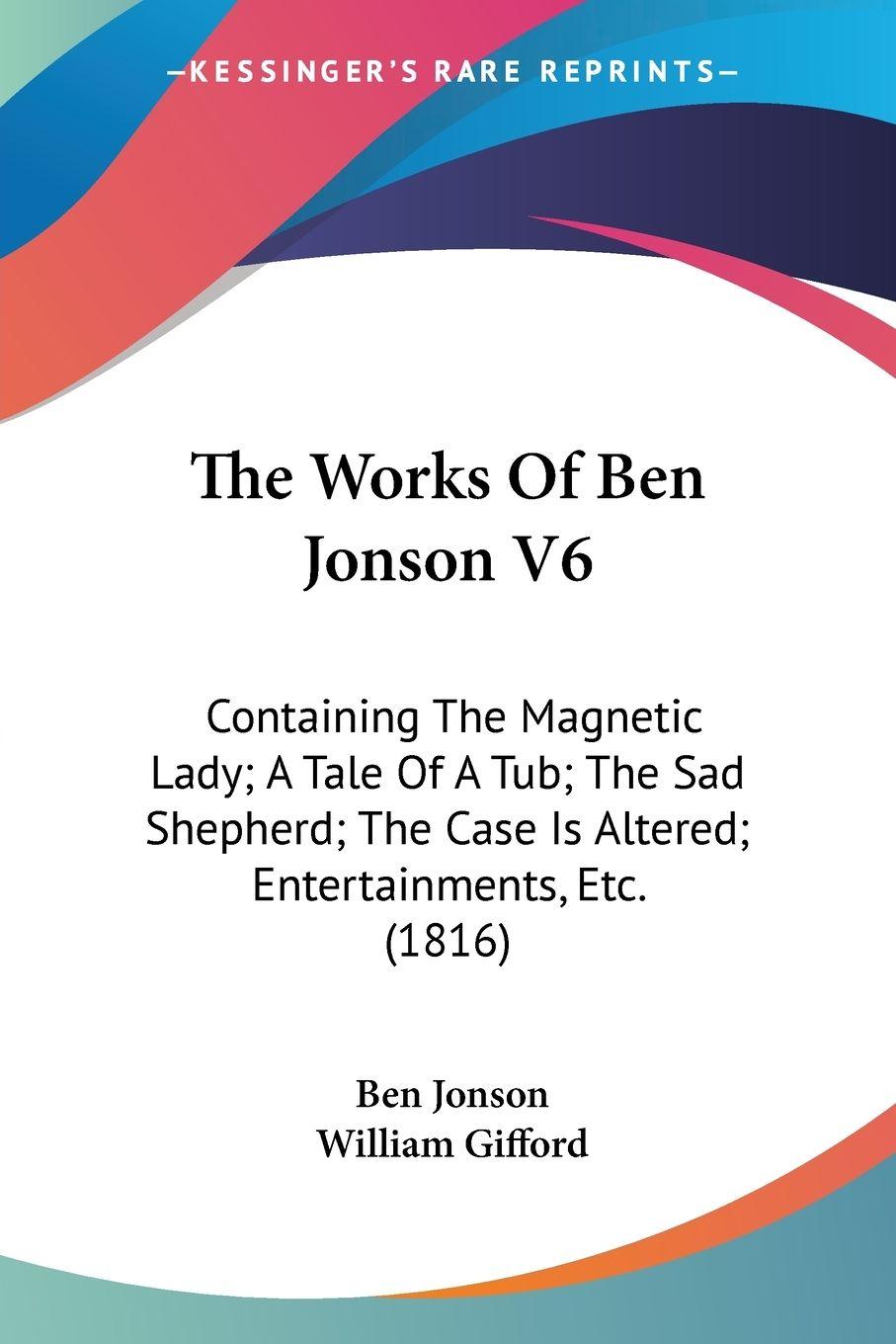 Vorderes Coverbild The Works Of Ben Jonson V6