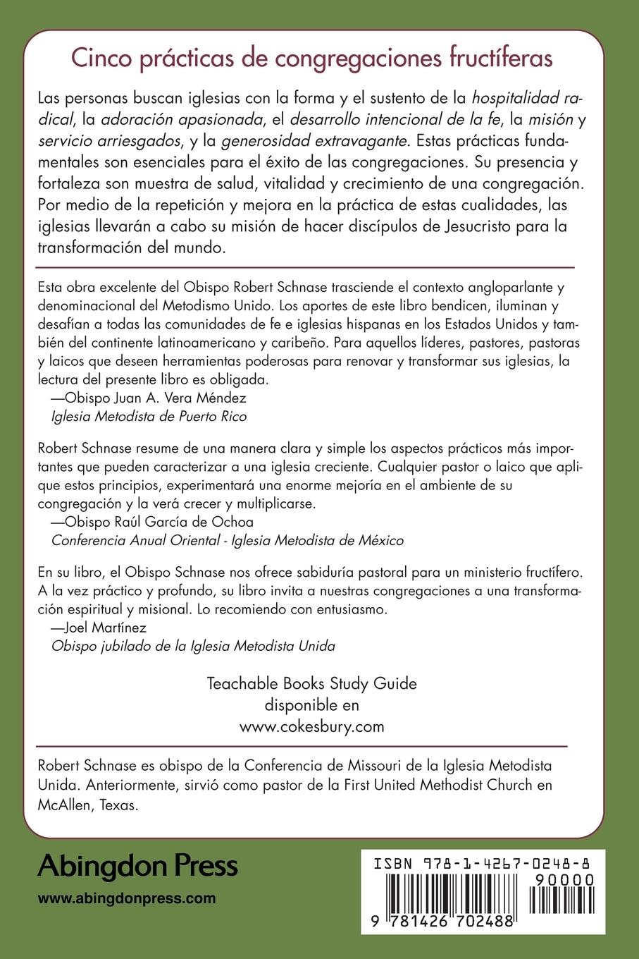 Rückseitencover Cinco Practicas de Congregaciones Fructiferas