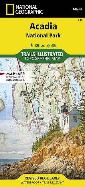 Vorderes Coverbild Acadia National Park Map