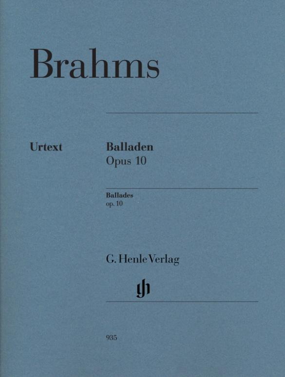 Vorderes Coverbild Brahms, Johannes - Balladen op. 10