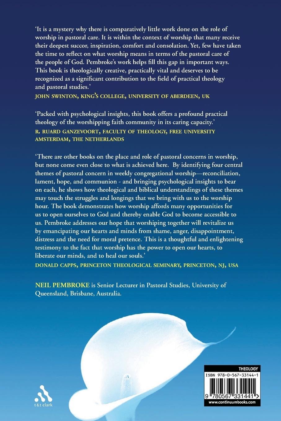 Rückseitencover Pastoral Care in Worship