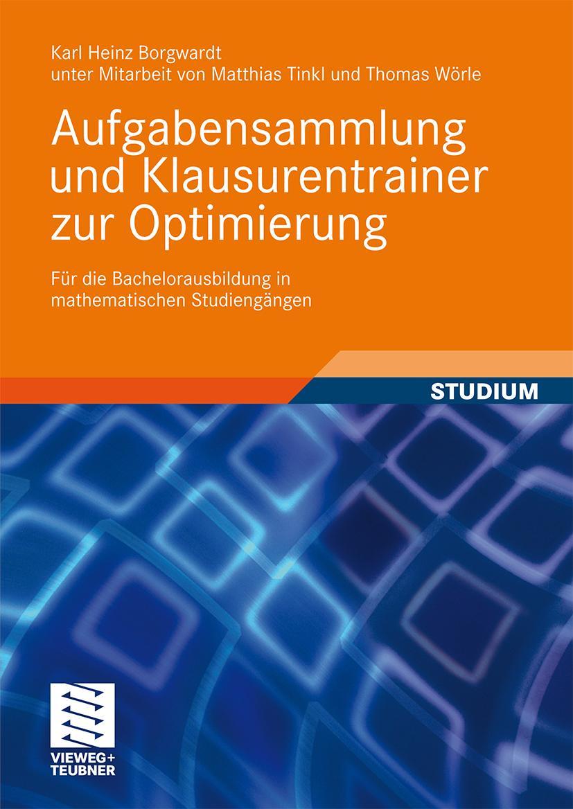 Vorderes Coverbild Aufgabensammlung und Klausurentrainer zur Optimierung