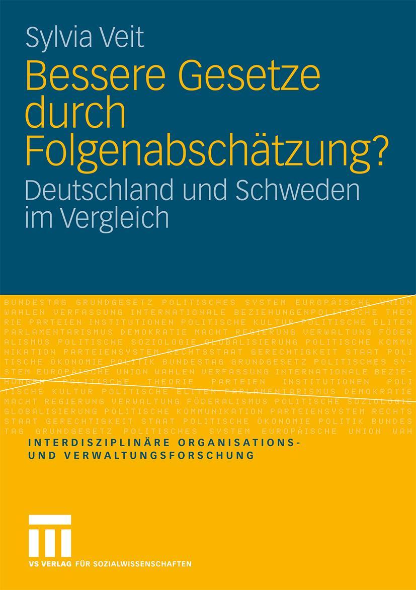 Vorderes Coverbild Bessere Gesetze durch Folgenabschätzung?