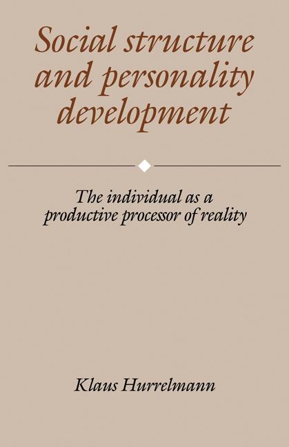 Vorderes Coverbild Social Structure and Personality Development