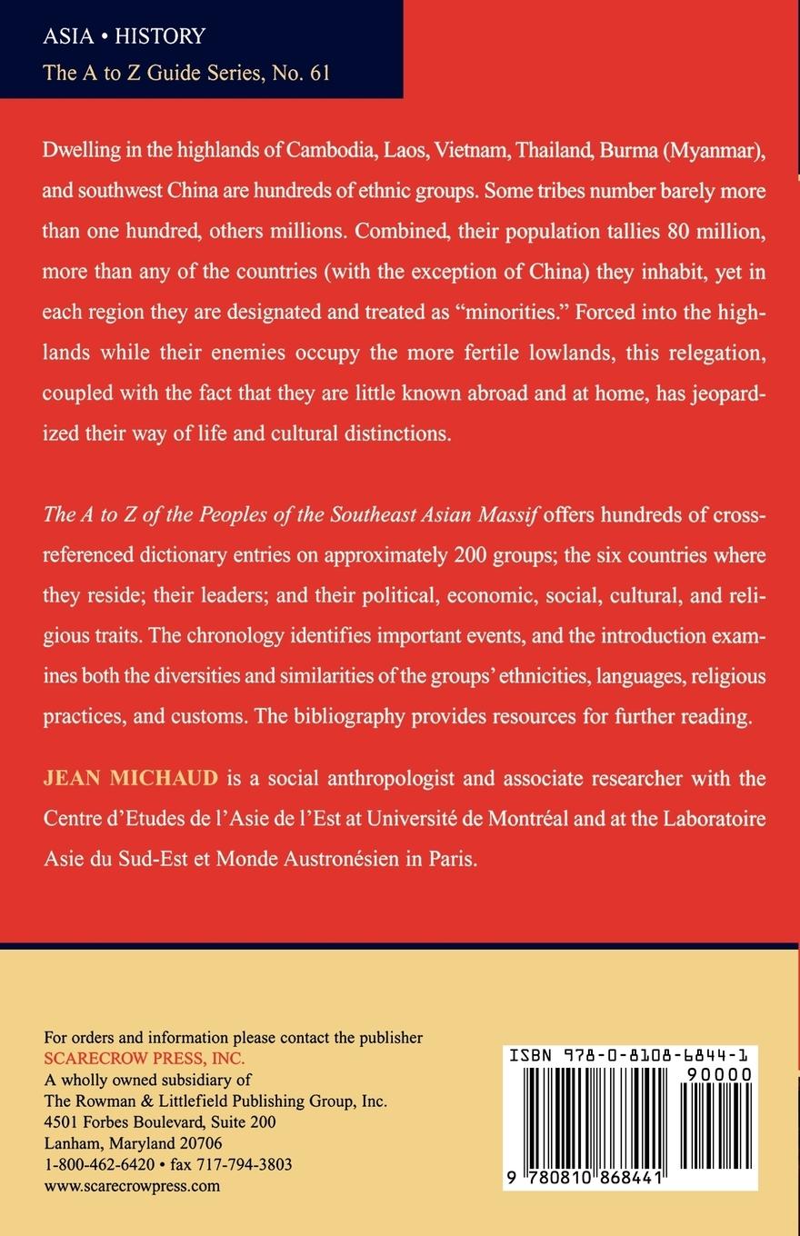 Rückseitencover to Z of the Peoples of the Southeast Asian Massif