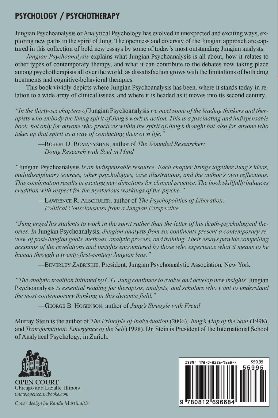 Rückseitencover Jungian Psychoanalysis