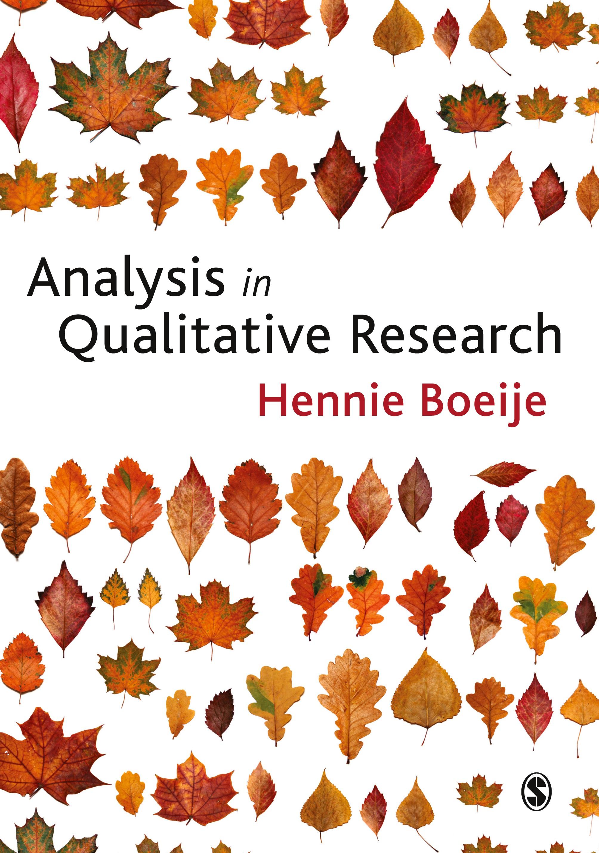 Vorderes Coverbild Analysis in Qualitative Research