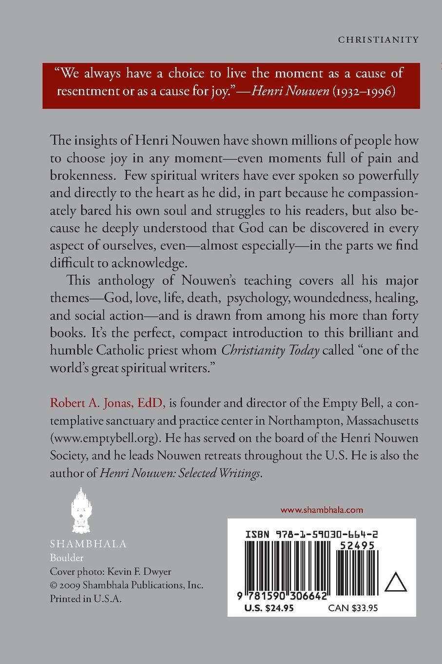 Rückseitencover The Essential Henri Nouwen