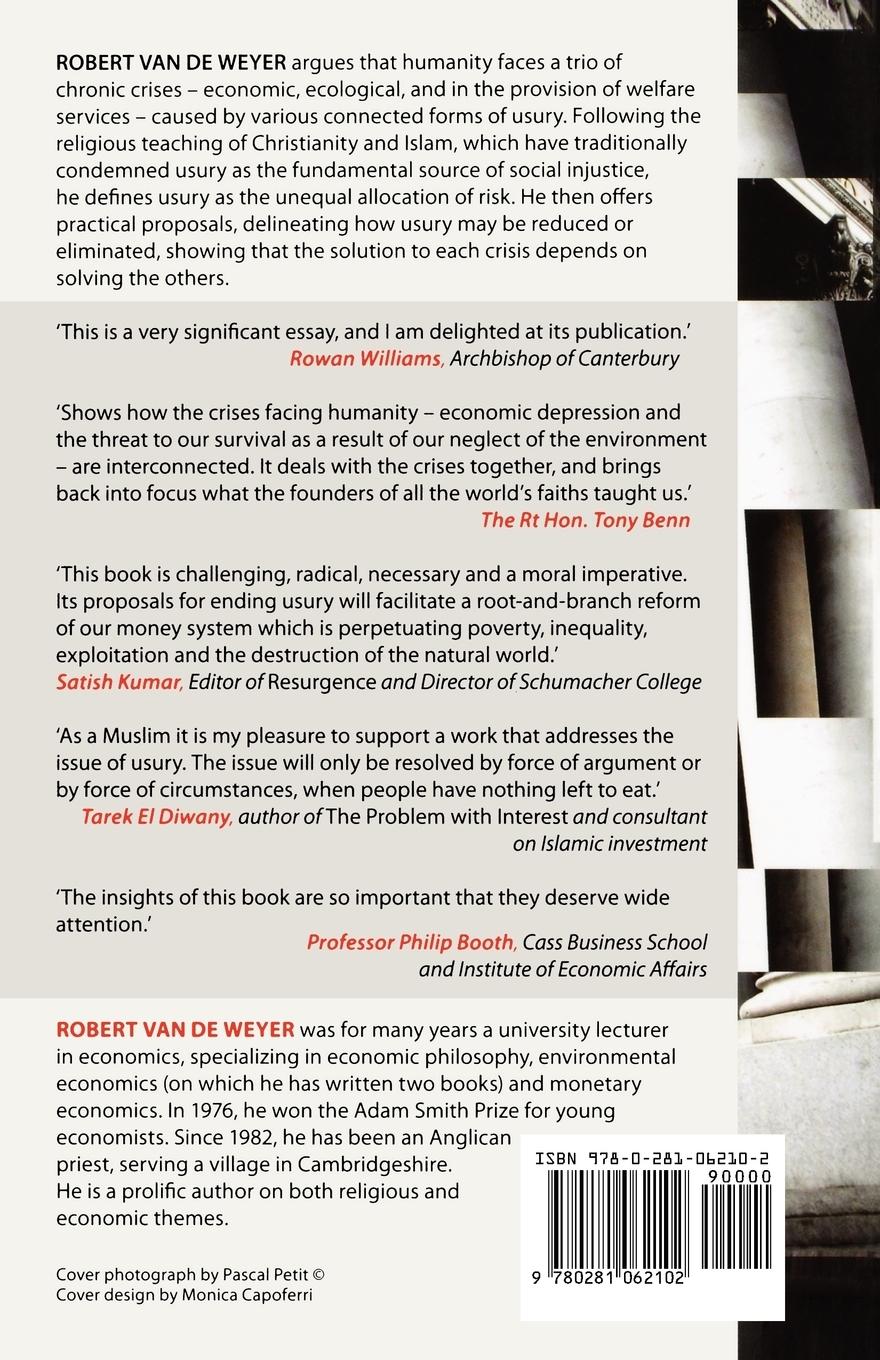 Rückseitencover Against Usury - Resolving the economic and ecological crisis