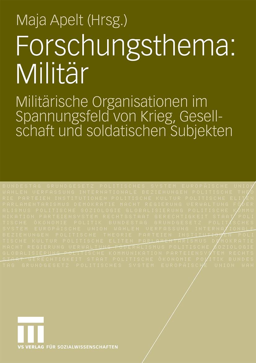 Vorderes Coverbild Forschungsthema: Militär