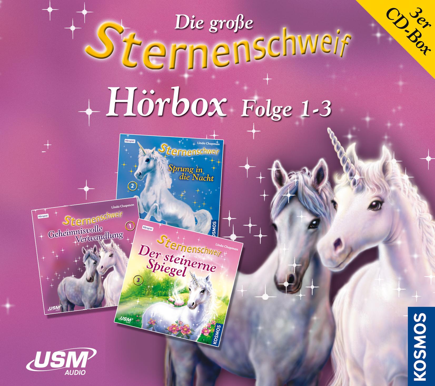 Vorderes Coverbild Die große Sternenschweif Hörbox Folge 1-3