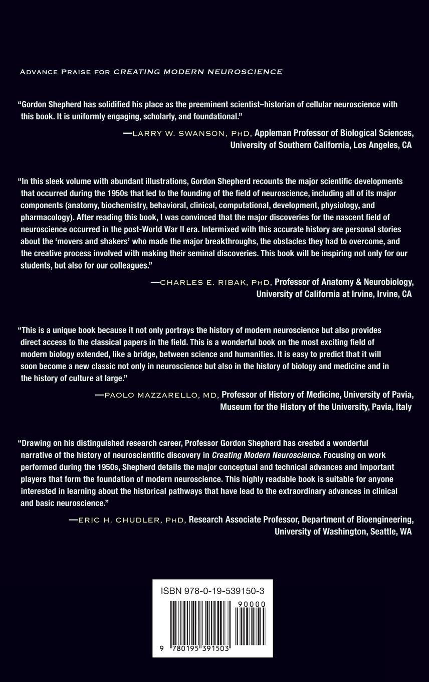 Rückseitencover Creating Modern Neuroscience