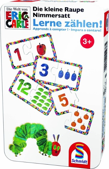 Vorderes Coverbild Die kleine Raupe Nimmersatt - Lerne zählen!