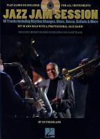 Vorderes Coverbild Jazz Jam Session: 15 Tracks Including Rhythm Changes, Blues, Bossa, Ballads & More [With CD (Audio)]