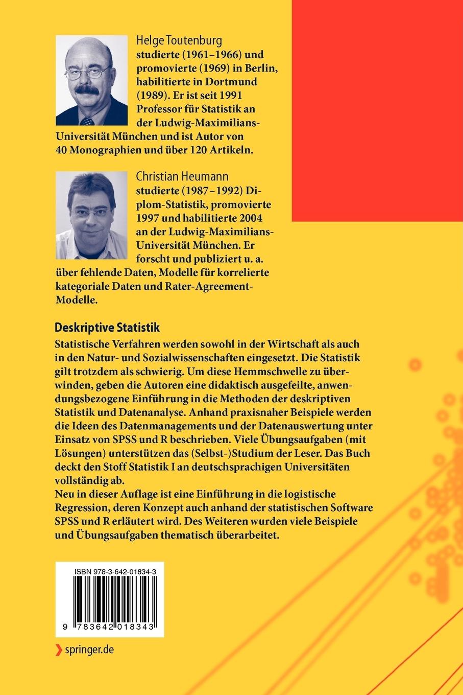 Rückseitencover Deskriptive Statistik