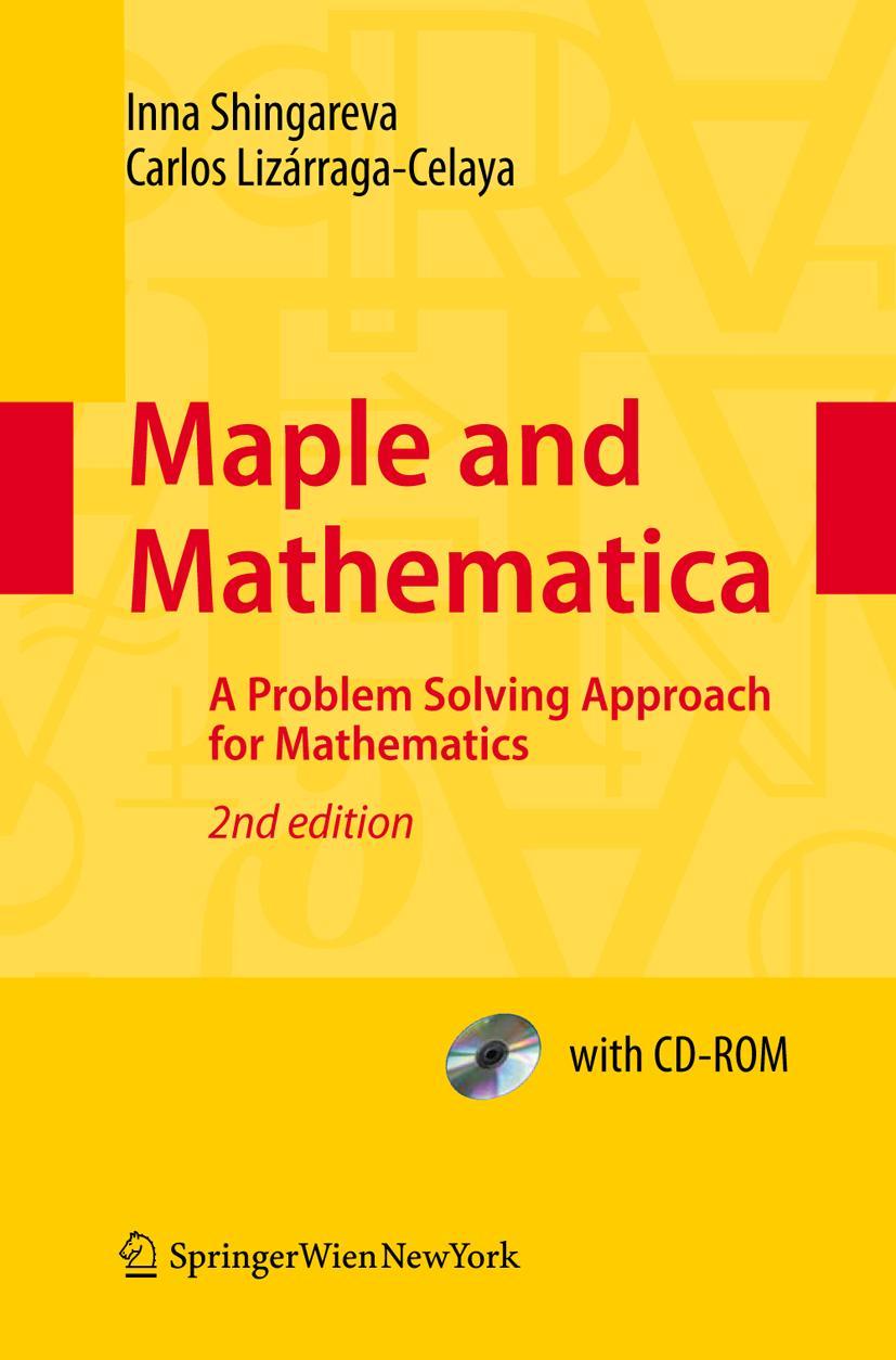 Vorderes Coverbild Maple and Mathematica