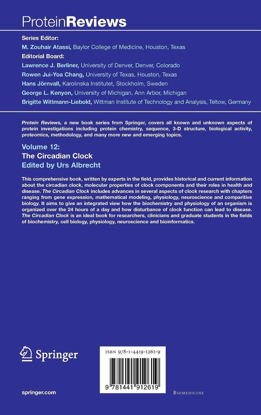 Rückseitencover The Circadian Clock