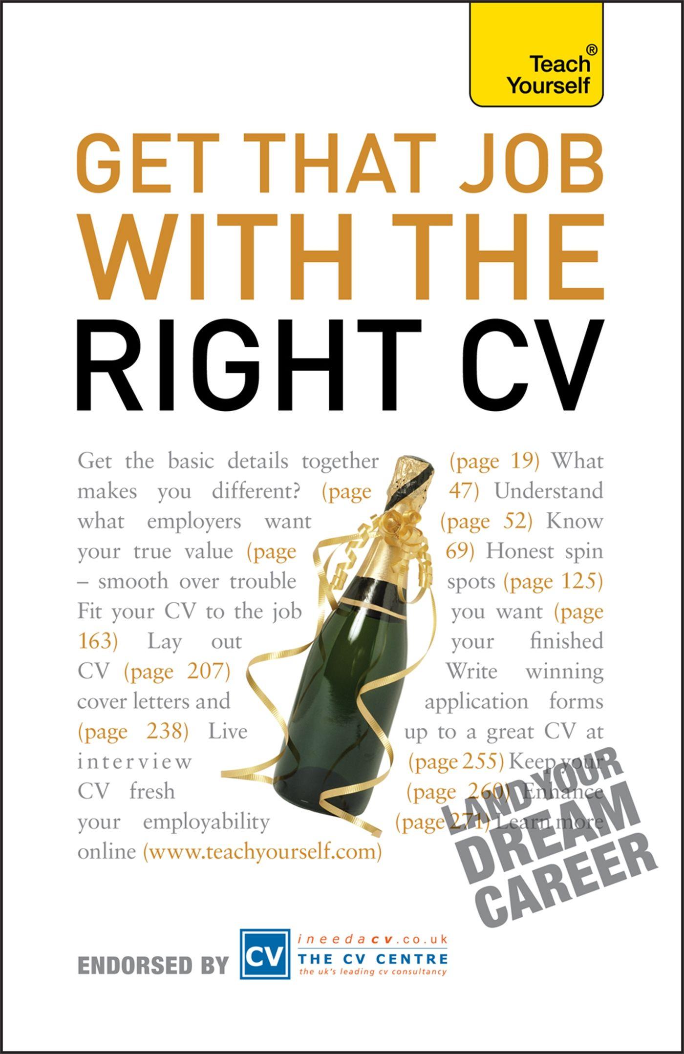Vorderes Coverbild Get That Job with the Right CV