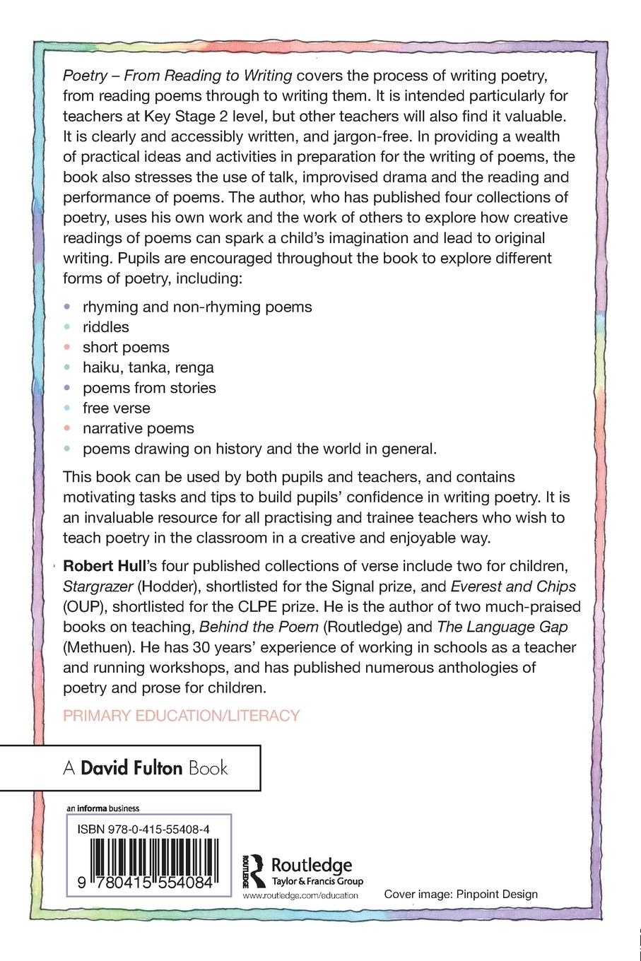 Rückseitencover Poetry - From Reading to Writing