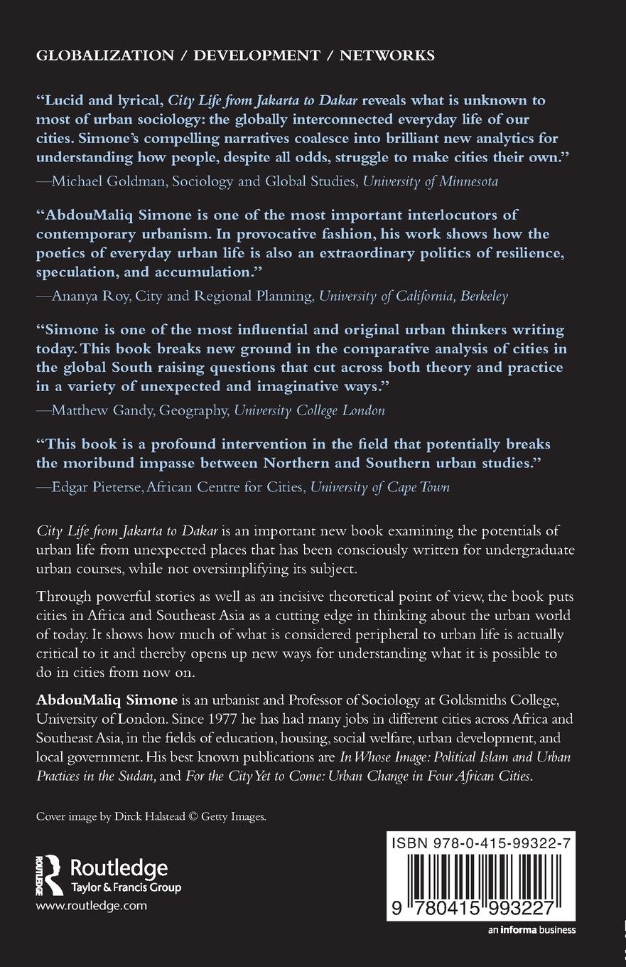 Rückseitencover City Life from Jakarta to Dakar