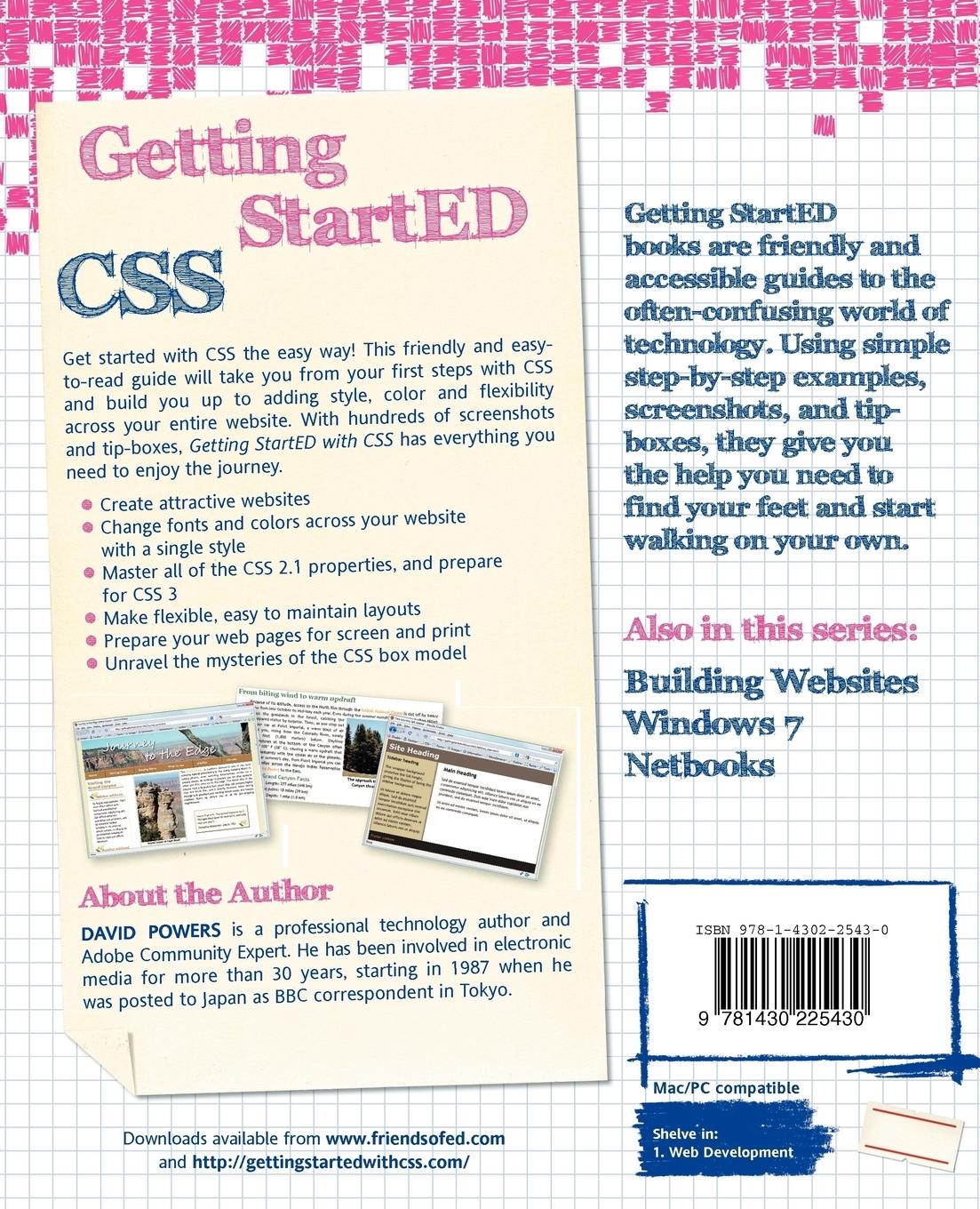 Rückseitencover Getting Started with CSS