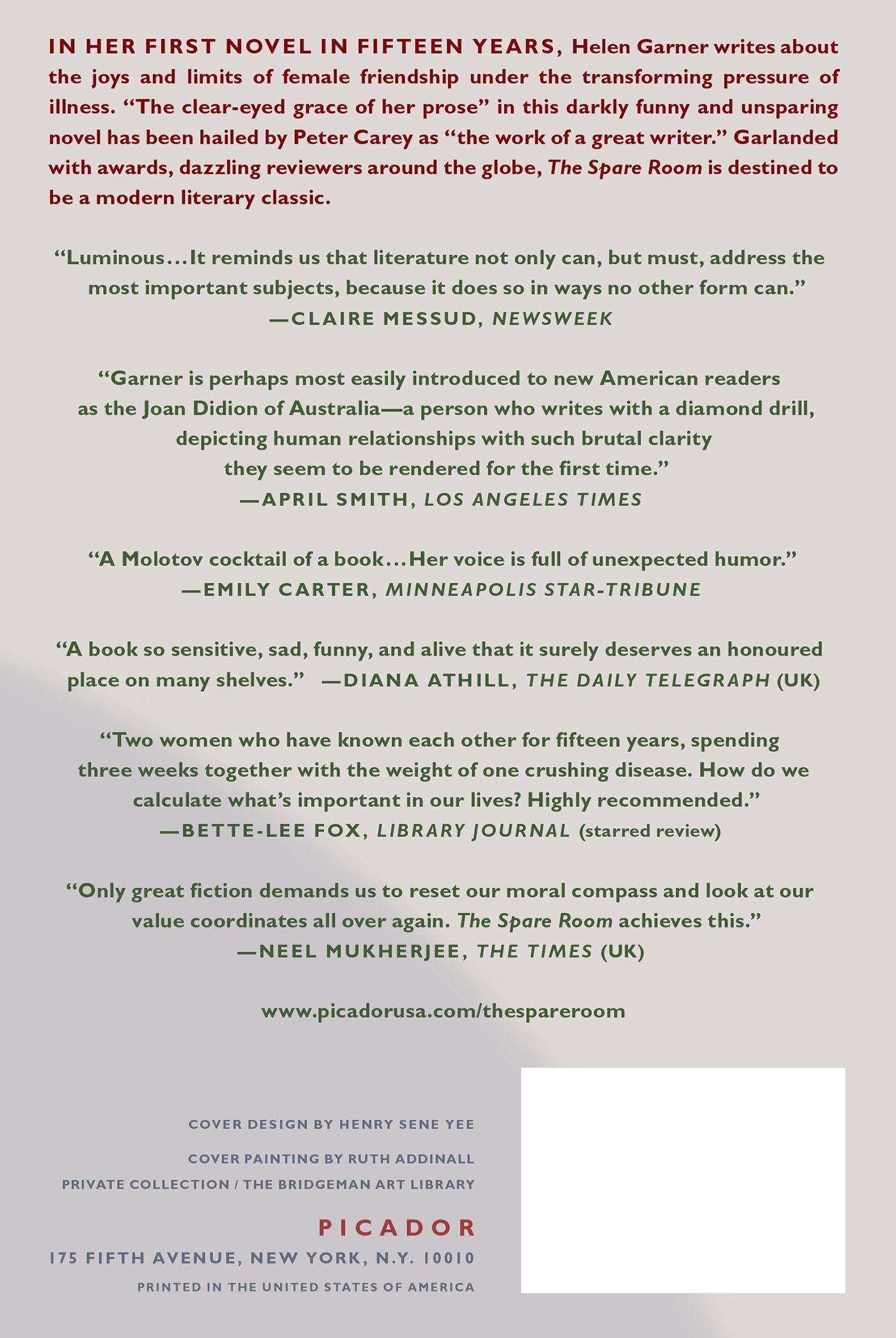 Rückseitencover The Spare Room