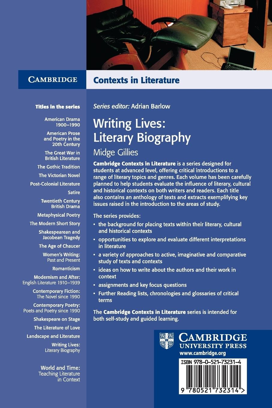 Rückseitencover Writing Lives