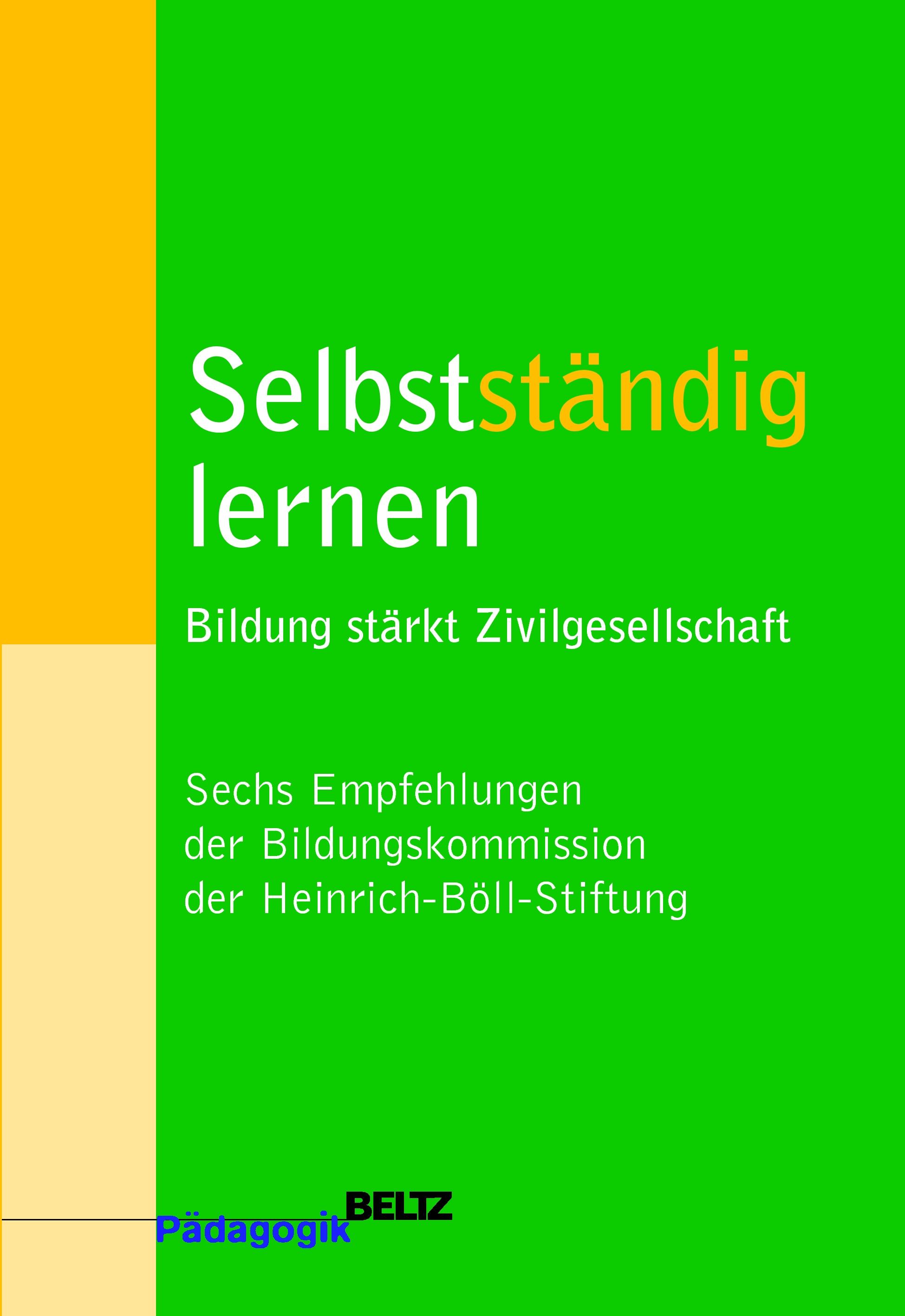 Vorderes Coverbild Selbstständig lernen