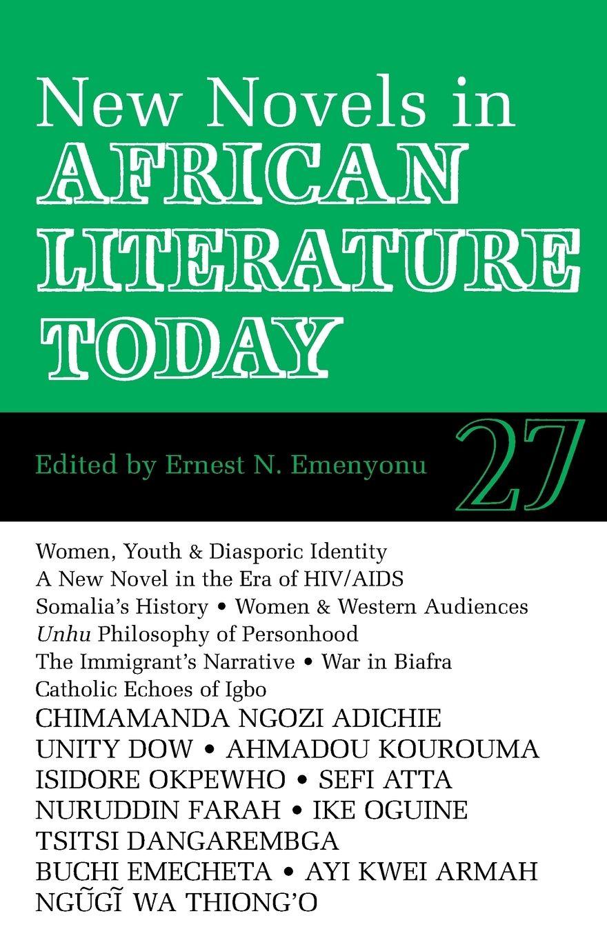 Vorderes Coverbild Alt 27 New Novels in African Literature Today