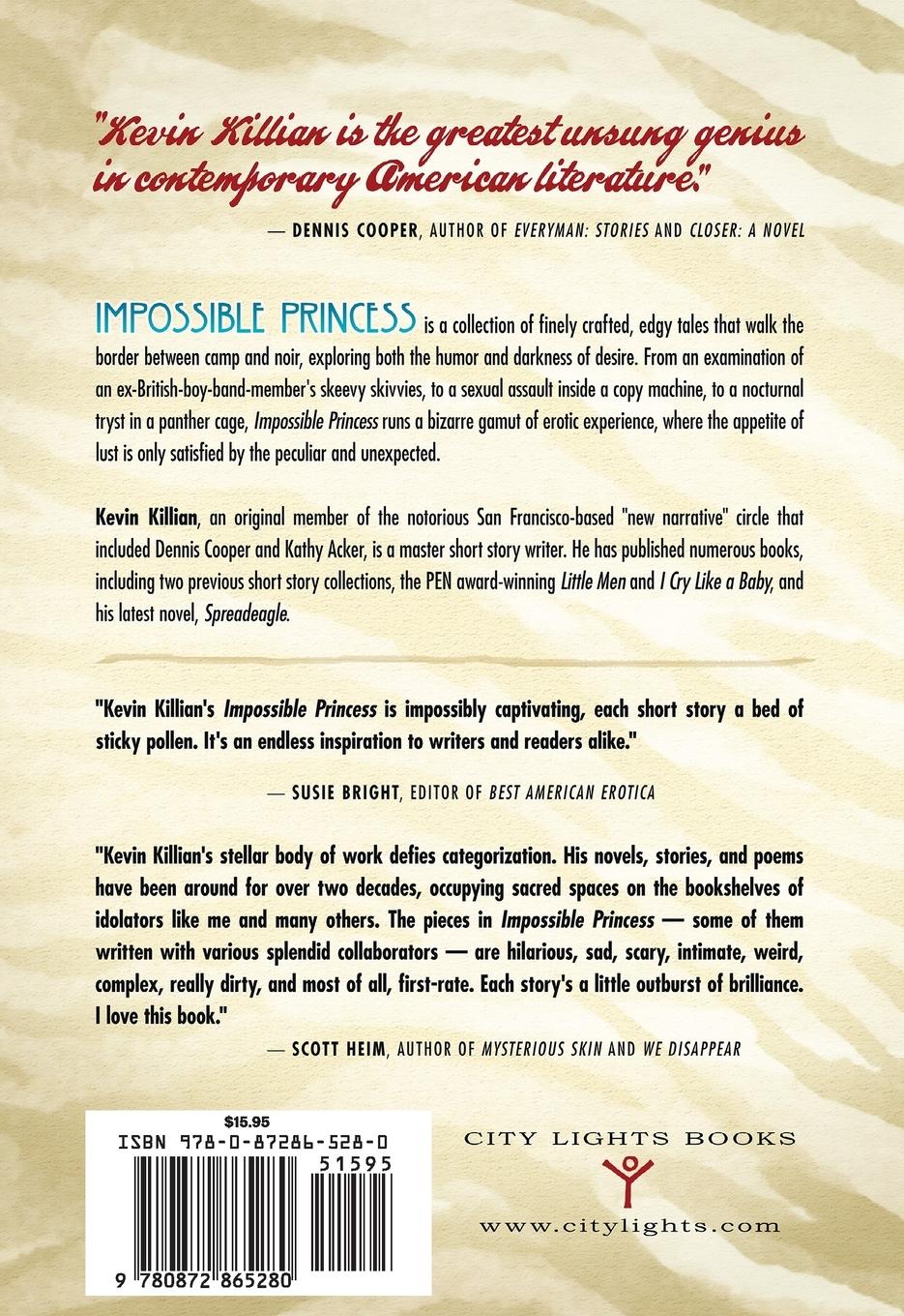 Rückseitencover Impossible Princess