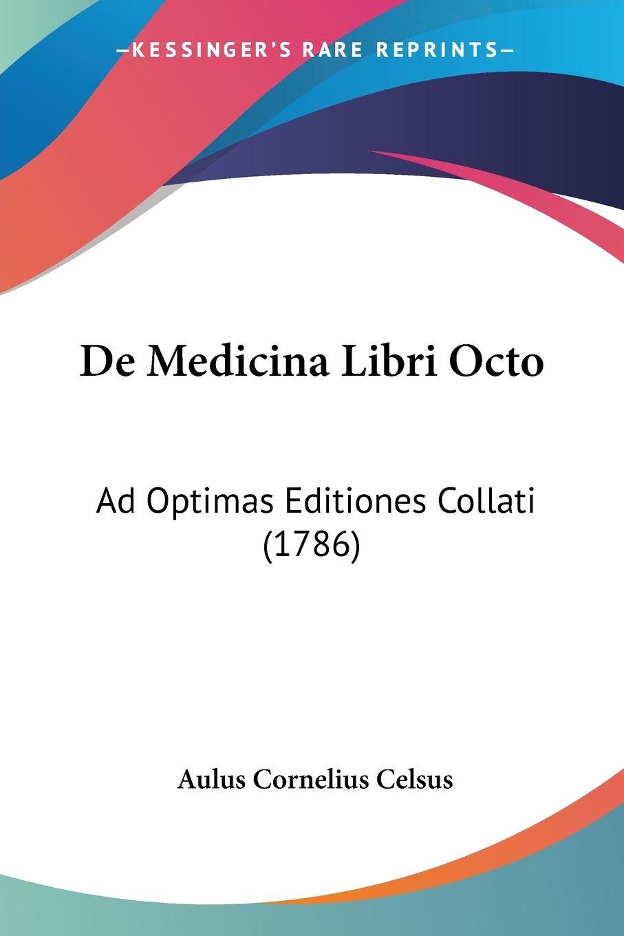 Vorderes Coverbild De Medicina Libri Octo